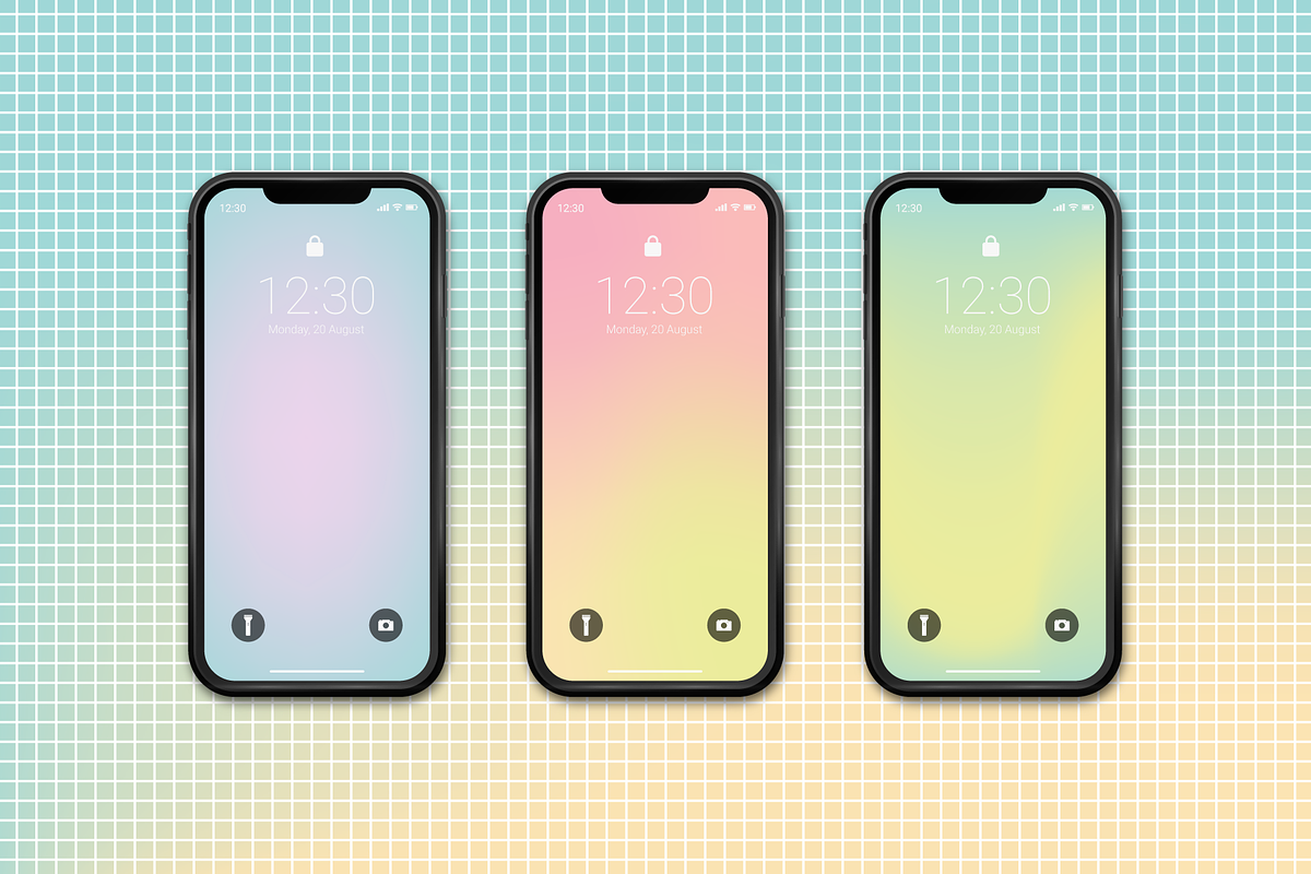 soft gradient mosaic textures, a Background Graphic by stasylionet (Photo 4 of 12)