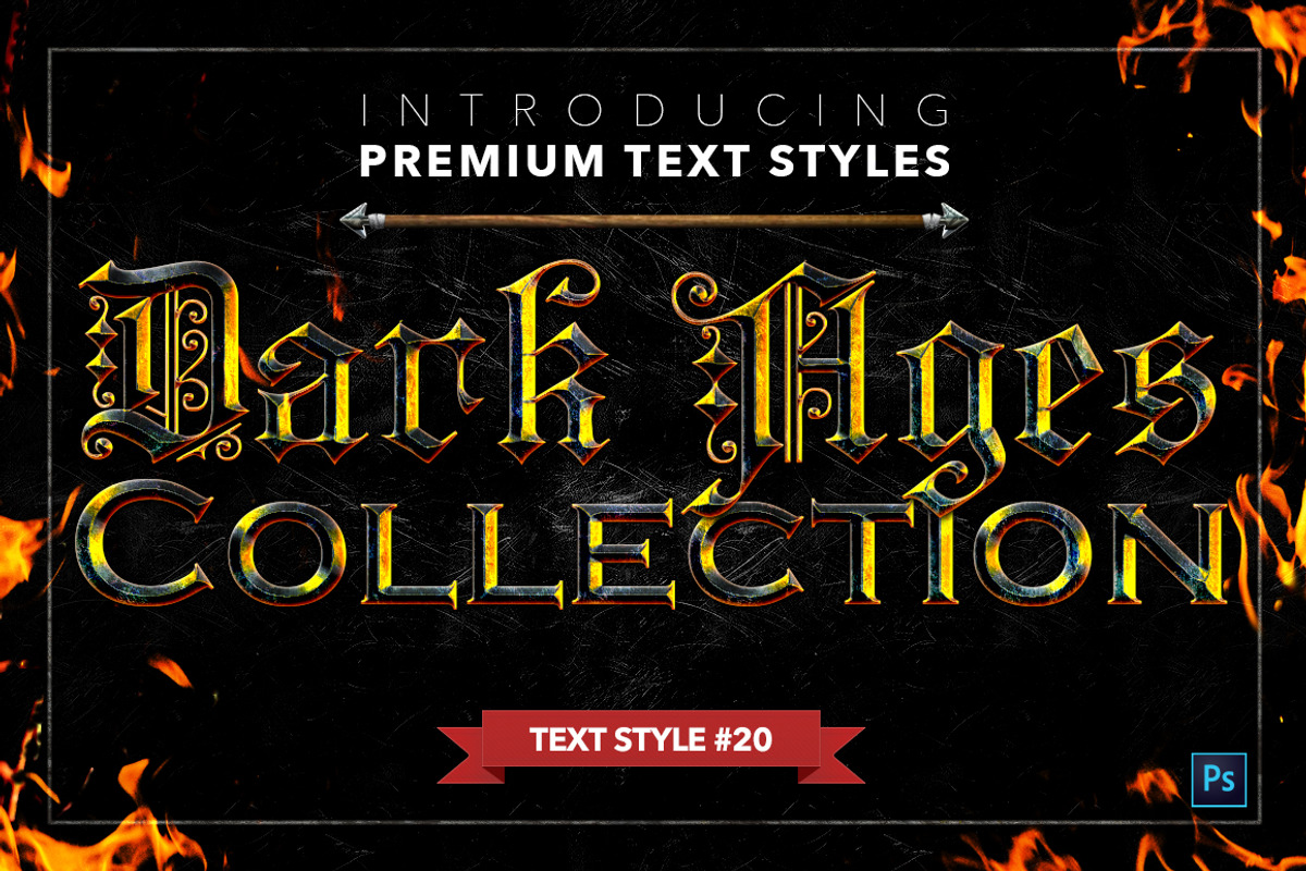 Dark Ages #2 - Text Styles, a Layer Style Add-On by Jonas Stensgaard (Photo 21 of 28)
