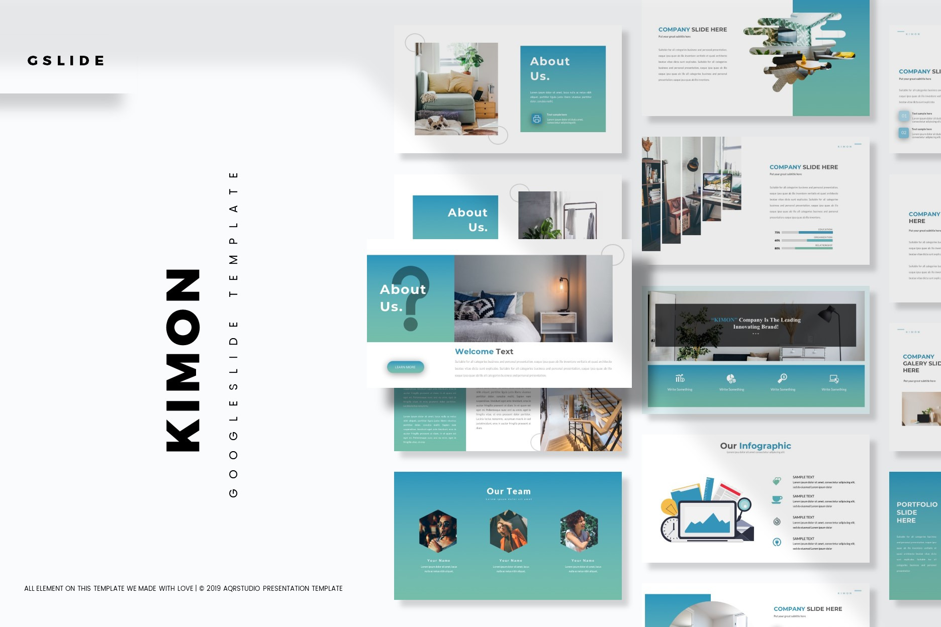 Kimon - Google Slide Template, a Presentation Template by AQR Studio