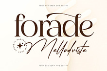 Forade Mellodvista Font Duo