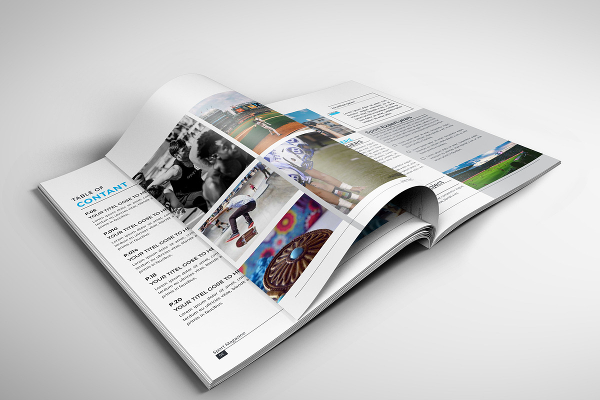 American Football Magazine Template, a Magazine Template by obidullah_01 (Photo 4 of 14)