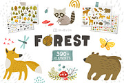 Forest animals collection, a Graphic by Murvin (Thumbnail 1 of 11)