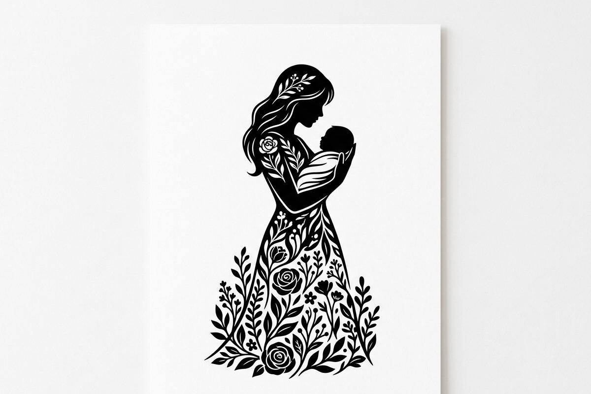 loving mother and children, a Person Illustration by Amazin_art (Photo 31 of 46)