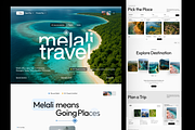 Melali - Open Trip Travel Agent, an UI Kit Template by Sans Design (Thumbnail 2 of 2)