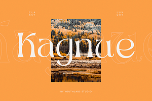 Kagnue Serif Modern Classy Font