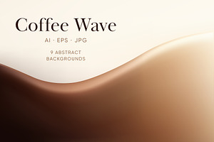Coffee Wave Gradient Backgrounds
