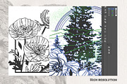 Highlands. Vector illustrations, an Illustration by Nadia Murash (Thumbnail 6 of 6)