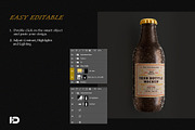 Drink Glass Bottle Mockup Set, a Packaging Mockup by ForgeDesign (Thumbnail 3 of 6)