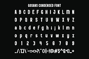 Gosans Condensed Font, a Sans Serif Font by Iqsiart Studio (Thumbnail 4 of 9)