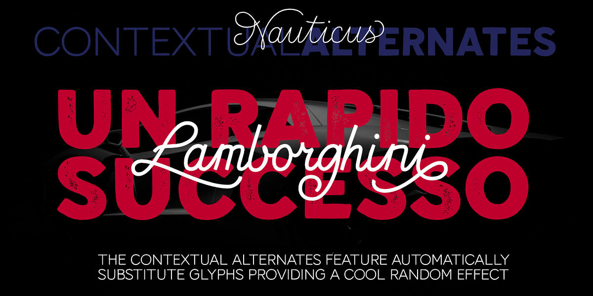Nauticus, a Sans Serif Font by GRIN3 (Nowak) (Photo 4 of 6)
