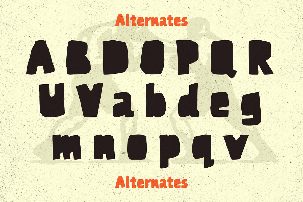 Urban Goath – Raw Chunky Font, a Handwritten Font by Rahagita Studio (Photo 5 of 10)
