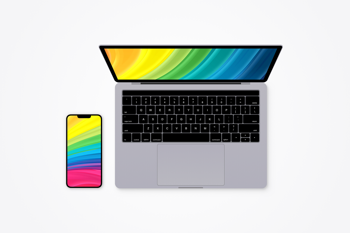 Apple Mobile Devices 8 Mockups, an iPhone Mockup by Spojeeto Devices Mockups (Photo 3 of 9)