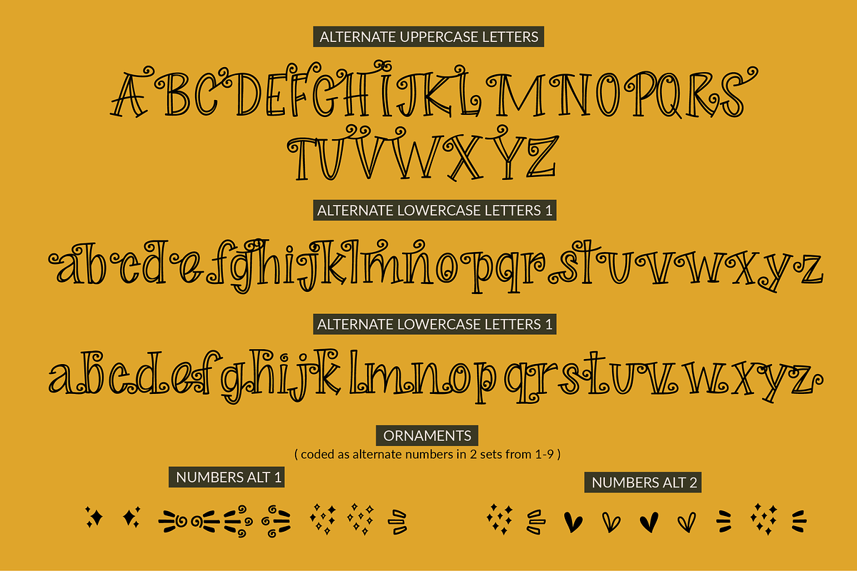 Sale! Midnight Story Font Family, a Serif Font by theinkaffair (Photo 7 of 8)