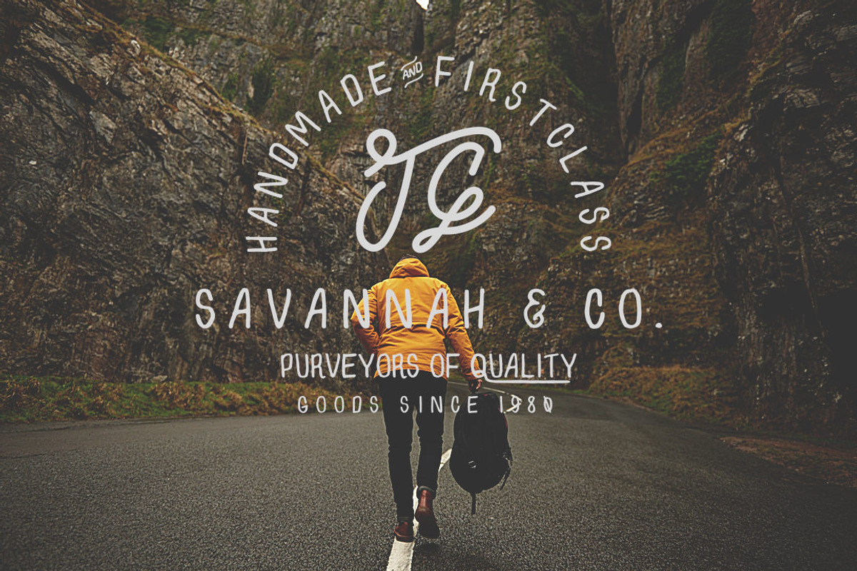Savannah & Co ~ Hand Drawn Font