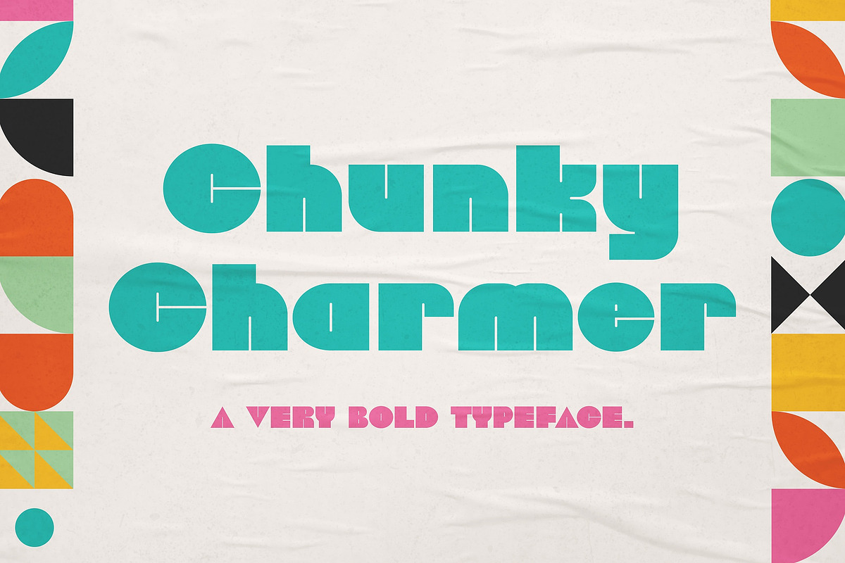 Chunky Charmer - Bold Typeface, a Script Font by HipFonts