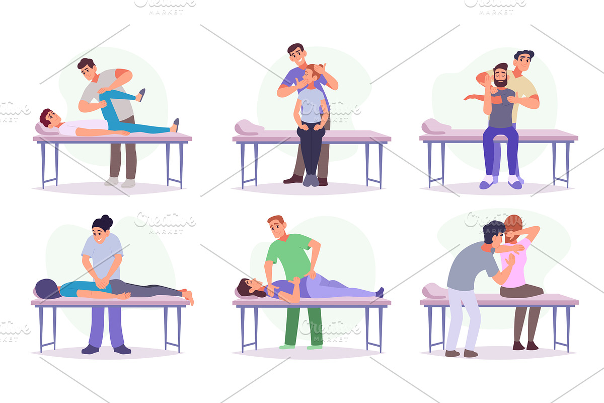 Orthopedist. Medical treatment bones, an Object Illustration by Onyx
