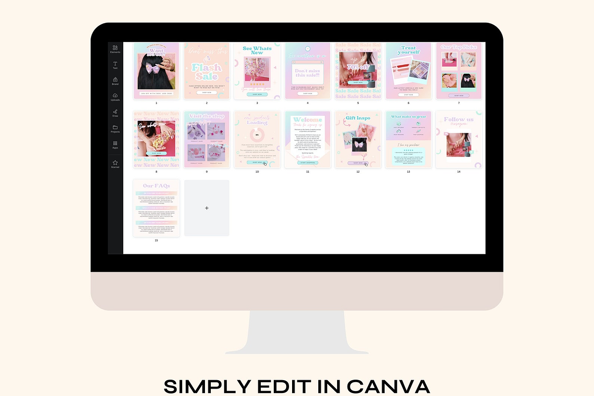Canva Email Templates Rainbow, an Email Template by The Pixel Palace (Photo 5 of 9)
