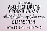 Just Tuesday | Casual Handwritten, a Script Font by Artstudio (Thumbnail 6 of 7)