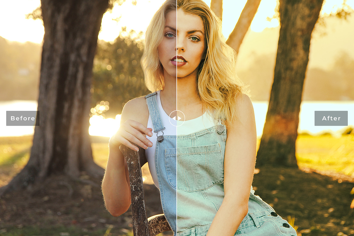 Golden Hour Lightroom Presets preview 3
