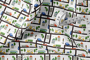 Kids Construction Seamless Patterns, a Pattern Graphic by Oksana Dovhopol Art (Thumbnail 7 of 15)