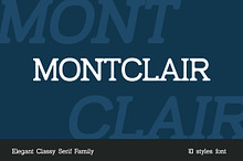 Montclair Classy Serif Family Font