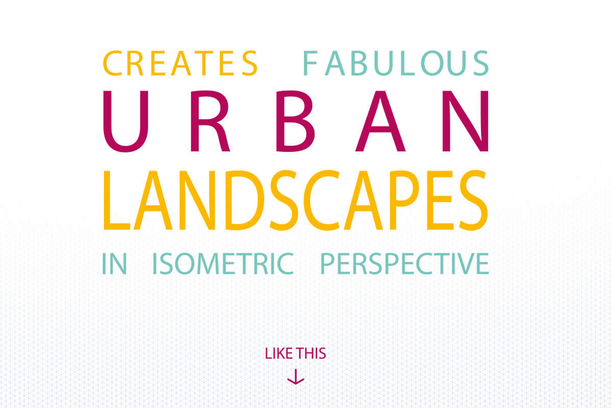 ISOMETRIC CITYwithBUILDINGS LETTERS, an Object Graphic by tur-illustration (Photo 2 of 4)