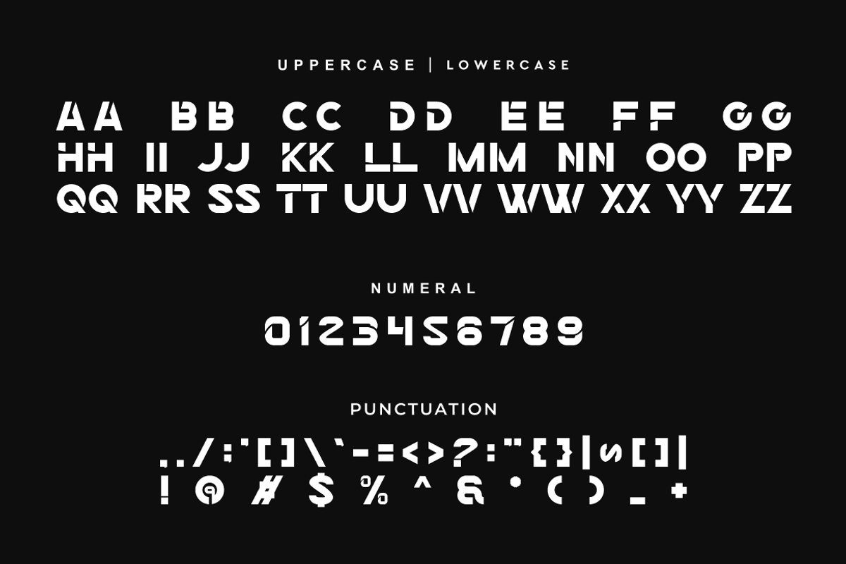 Kogpat - Sport Stencil Font, a Sans Serif Font by Iqsiart Studio (Photo 7 of 8)