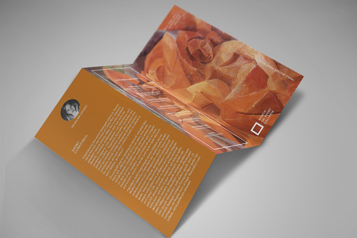 Art Exhibition Trifold, a Brochure Template by Bookrak Graphic Design (Photo 3 of 6)
