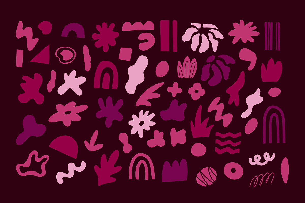 Abstract shapes vector collection, a Decorative Illustration by Nadezhda Mikhailova (Photo 4 of 18)