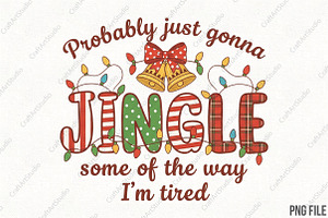 Probably Just Gonna Jingle Christmas, an Illustration by CraftArtStudio