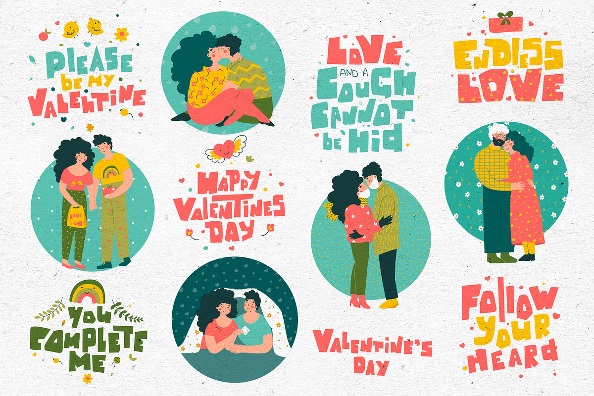 Endless love -Romantic illustrations, a Decorative Illustration by LaVika (Photo 3 of 8)