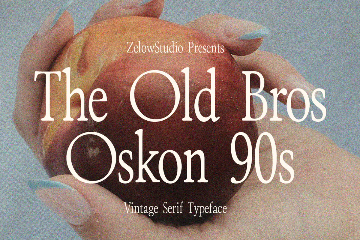 The Old Bros Oskon 90s Vintage Serif, a Serif Font by zelow type (Photo 1 of 11)