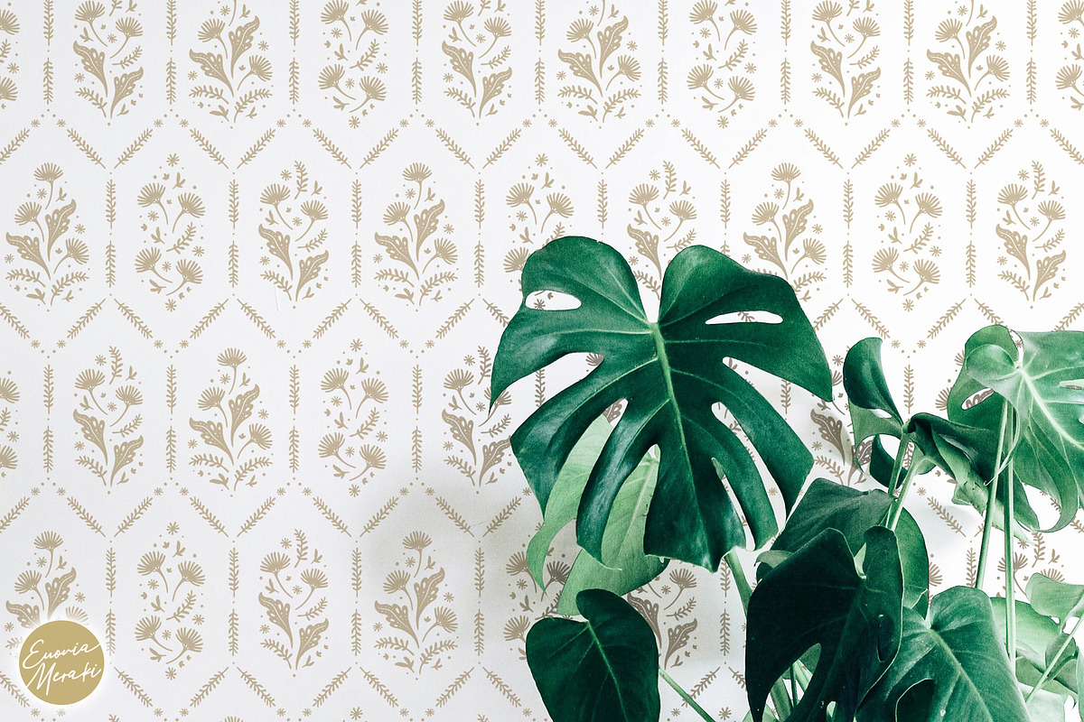 Cottagecore Pattern 2 Vintage Floral, a Pattern Graphic by Euonia Meraki (Photo 10 of 11)
