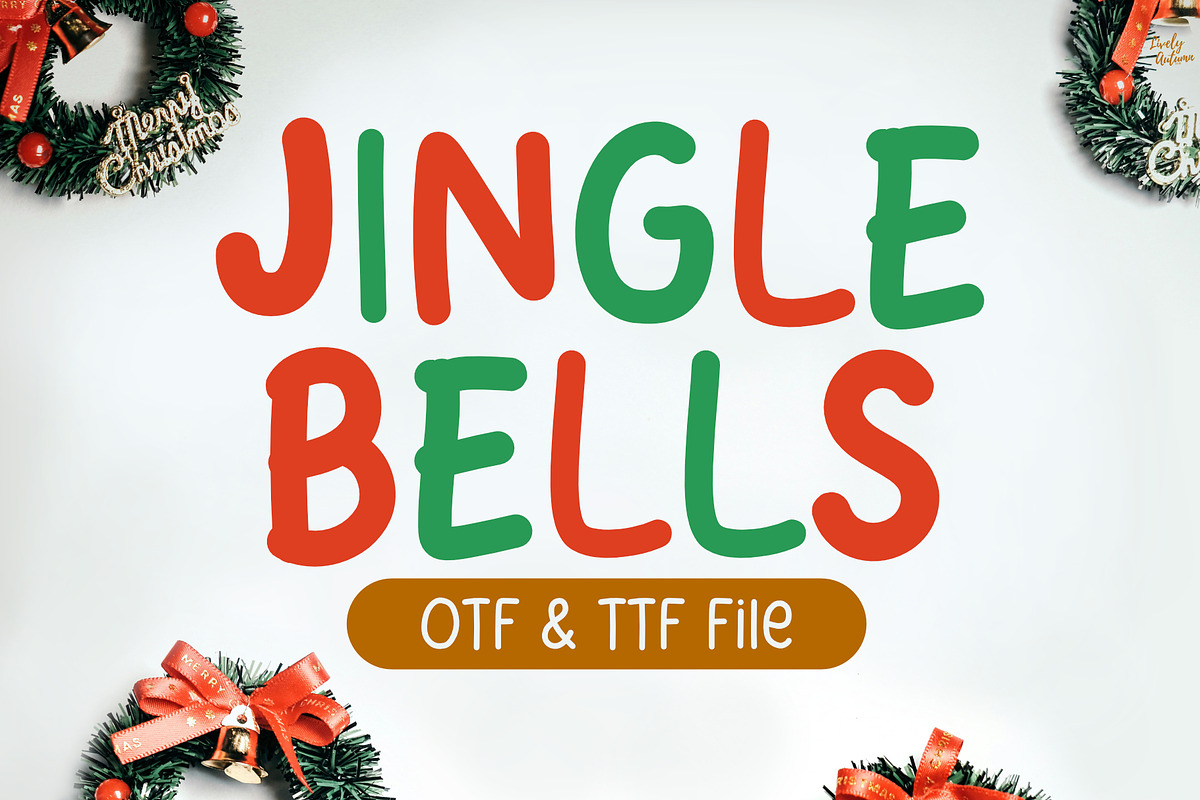Jingle Bells | handwriting font, a Handwritten Font by LivelyAutumn11.11 (Photo 1 of 5)