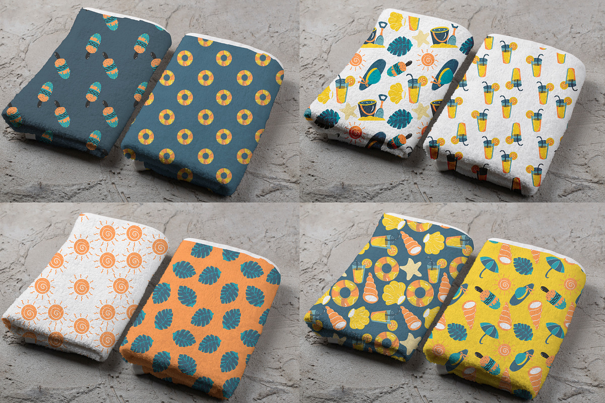 Summer Pattern Design Collection, a Pattern Graphic by D.O.C Gallery by Carla (Photo 11 of 13)