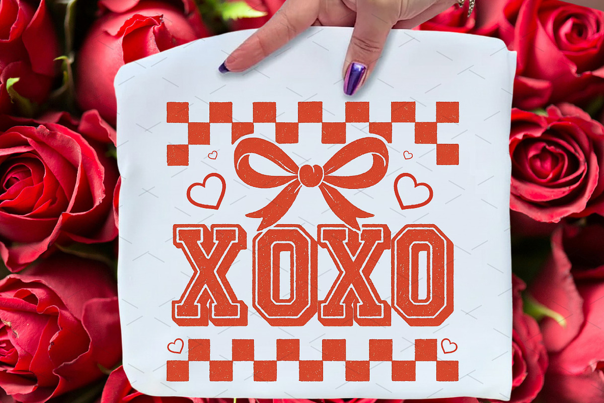 Retro Xoxo Coquette Valentines Desig, an Illustration by Libby Wishes (Photo 6 of 7)