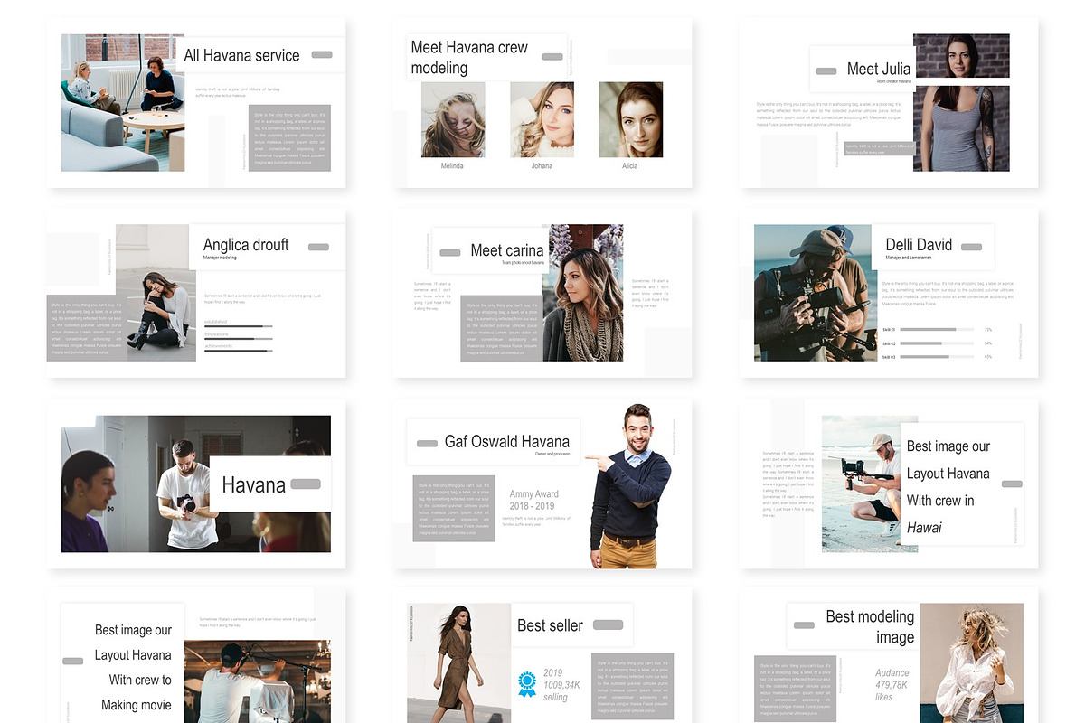 Havana - Powerpoint Template, a Presentation Template by inspirasign