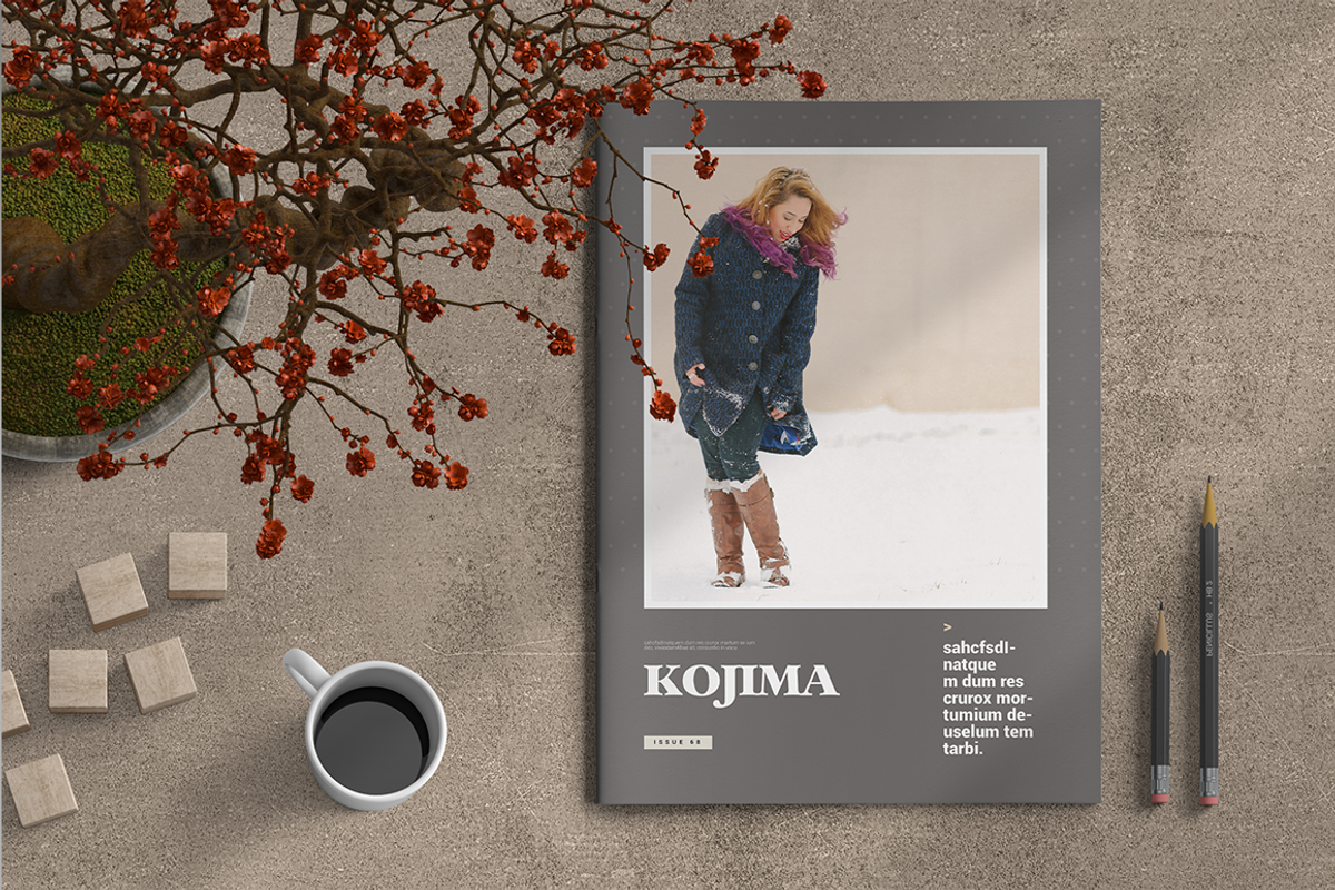 Kojima | Magazine Template, a Magazine Template by spidergraph (Photo 1 of 11)
