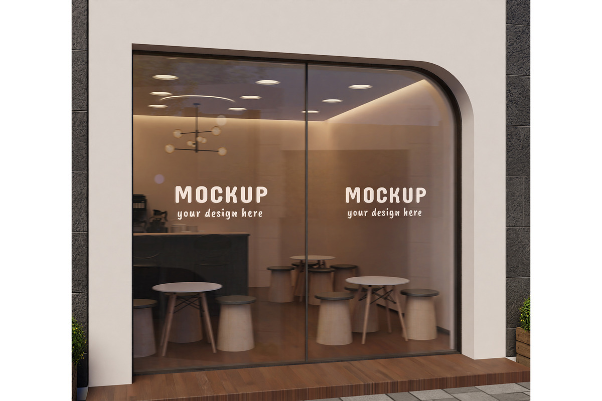 Signage & Storefront logo mockup, an Advertising Mockup by Mockthethics. (Photo 9 of 13)