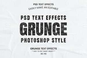 Grunge Text Effect Design