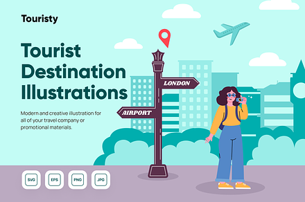 Touristy - Tourist Destination Set