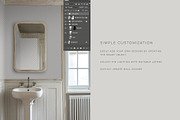 24 Parisian Wallpaper Mockup Bundle, a Household Mockup by Blixa 6 Studios (Thumbnail 11 of 20)