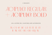 Acapulco Stylish Sophisticated Font, a Sans Serif Font by Studio Aurora (Thumbnail 3 of 8)