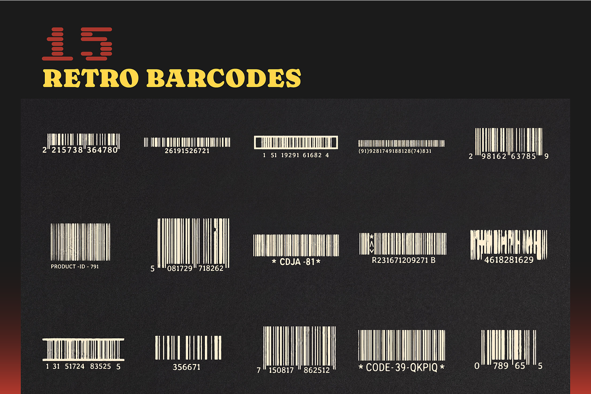 Retro Industrial Labels and Icons, an Object Graphic by Aure Design (Photo 4 of 6)
