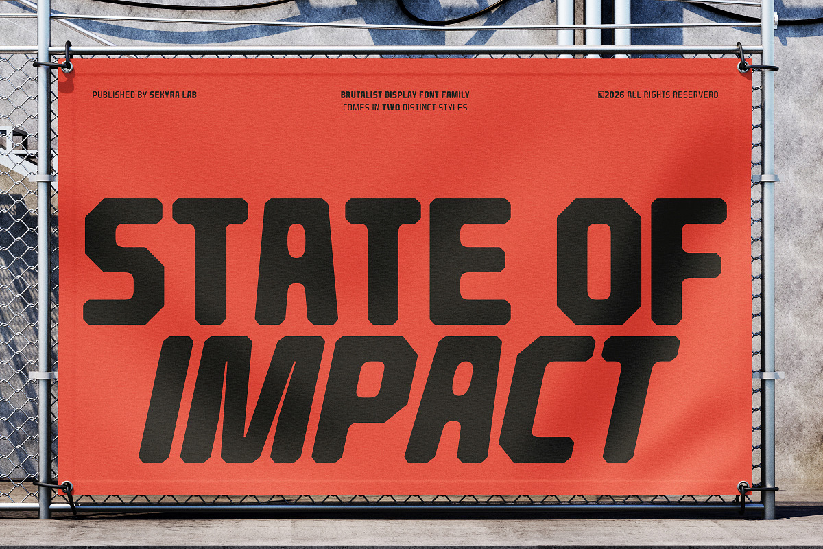 Barend - Brutalist Display Sans Font, a Sans Serif Font by Sekyra Lab (Photo 11 of 16)