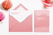 Vol. 1 - 3 Card and Envelope Mockups, a Product Mockup by Moon Starer Studio (Thumbnail 2 of 4)