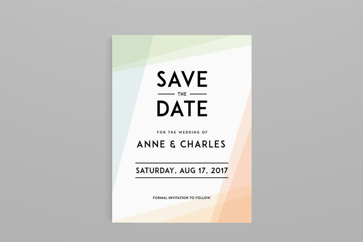 Save the Date, an Invitation Template by Greeek