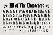 CS Mirage – Blackletter Font, a Blackletter Font by Craft Supply Co. (Thumbnail 8 of 8)