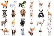 3D Animal Png, an Illustration by Forhadx5 (Thumbnail 7 of 9)