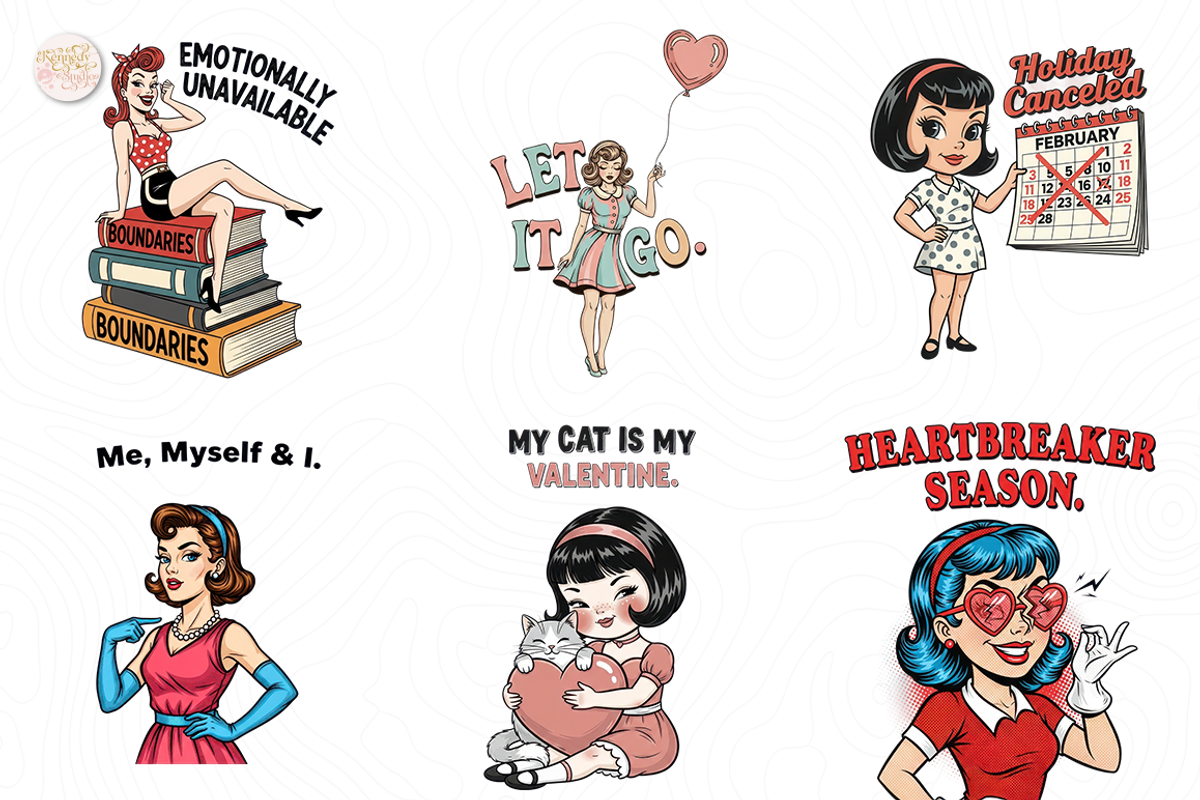 Funny Anti-Valentine PNG Clipart, a Person Illustration by KennedyStudio (Photo 3 of 5)